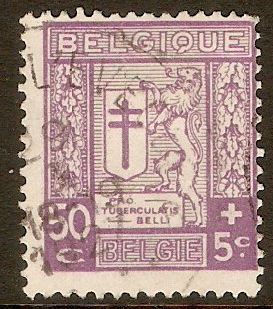Belgium 1926 50c +5c War TB Fund series. SG431.